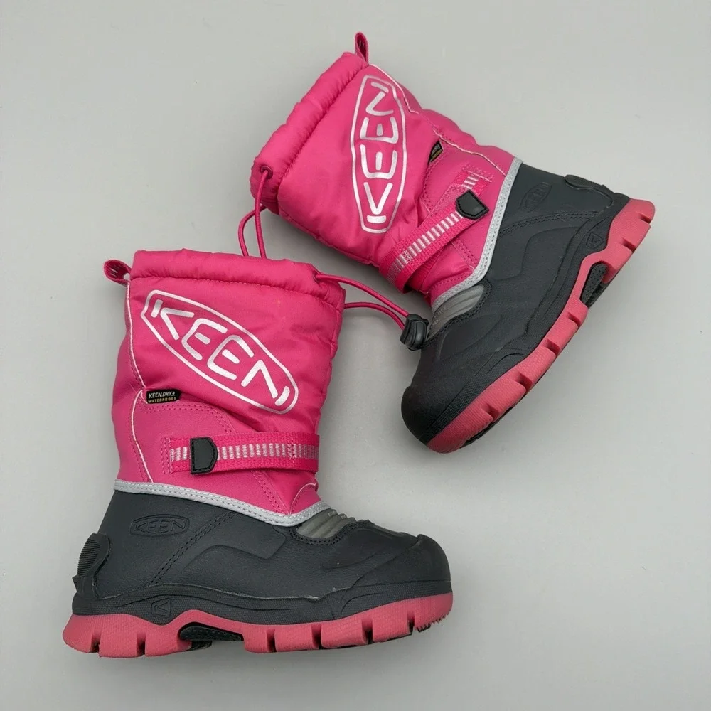 Keen Kid Snowboots Troll Pac Boots Girls Size 9 Insulated Waterproof Child